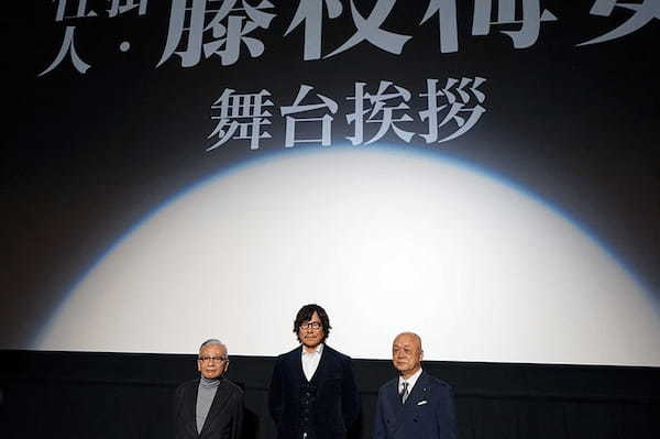 映画『仕掛人・藤枝梅安』舞台挨拶。梅安は謙虚なダークヒーロー。