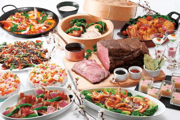 【横浜ロイヤルパークホテル】 “スカイブッフェ―春のお祝い料理といちごと桜のスイーツフェア―”開催