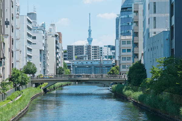 東京／日本橋を川から見上げる船の旅