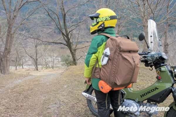ワークマンのバックパックが便利！11kgの荷物を詰めてバイクツーリング