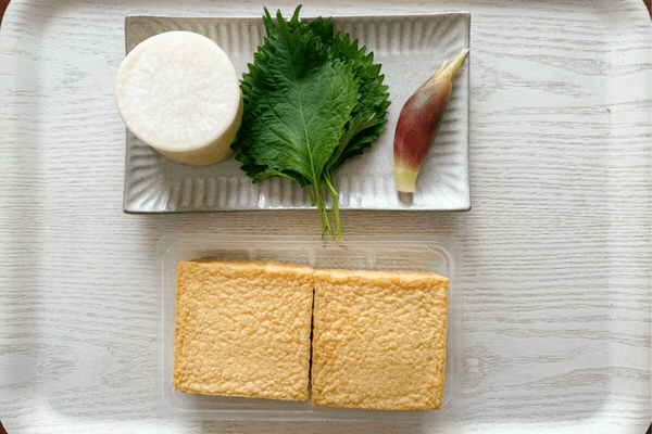 厚揚げ焼きのみぞれがけ