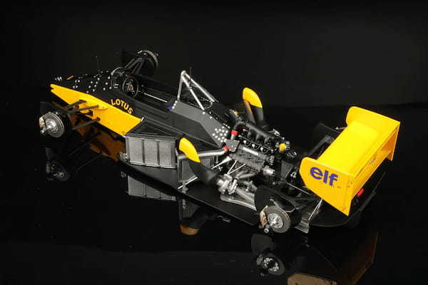 セナ選手がモナコで優勝。ロータス・ホンダ（99T）【ビッグスケール・プラモデル】が登場