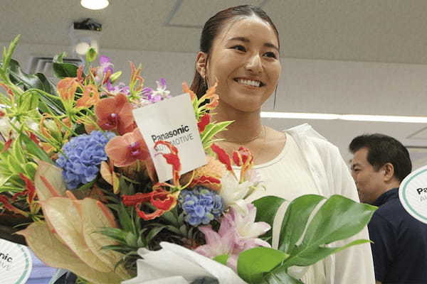 パナソニック・オートモーティブ・システムズがパリ五輪サーフィン女子代表・松田詩野選手の壮行会を開催