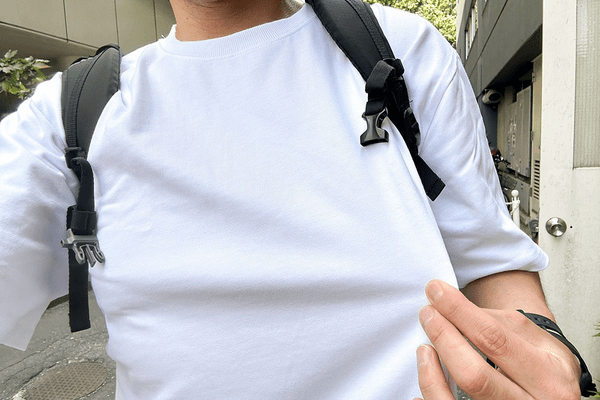 ワークマン・汗が染みても目立ちにくいTシャツ