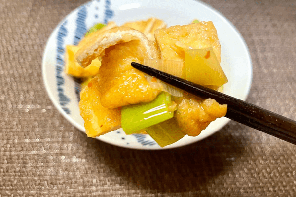 油揚げのピリ辛煮