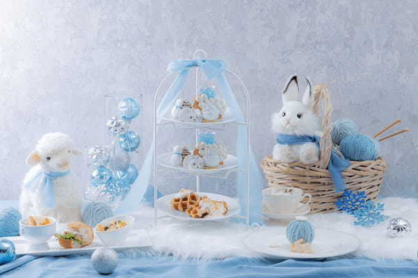 好評につき追加開催決定！ふわふわした雪山の真っ白い動物達をイメージしたスイーツ『クラシカルレディーのウィンターアフタヌーンティー』開催