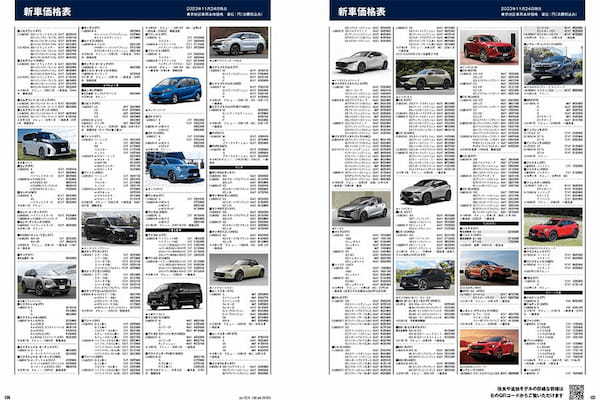 【新車価格情報】国産車 デビュー＆改良情報（ダイジェスト）※2023年11月20日時点