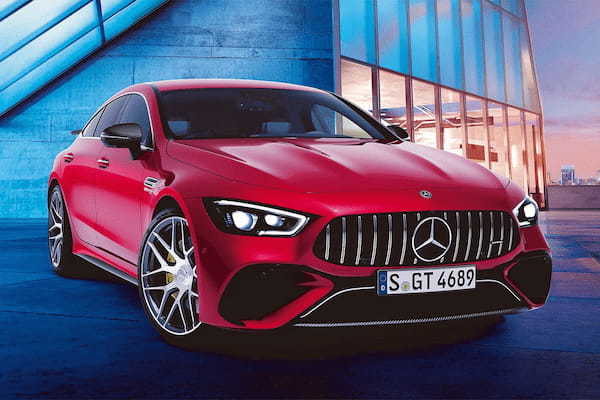 新型「メルセデスAMG GT 63 S 4MATIC+」、4.0リッターV8ツインターボ、最高出力639psを搭載した4ドアクーペ