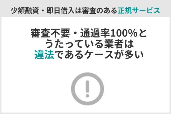 26.少額融資でも審査は必須