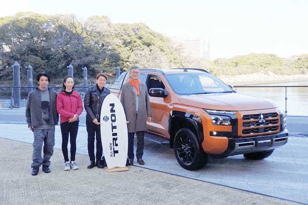 三菱　1トントラック「トライトン」の国内販売を開始。ブランドアンバサダーにタレントのヒロミを起用