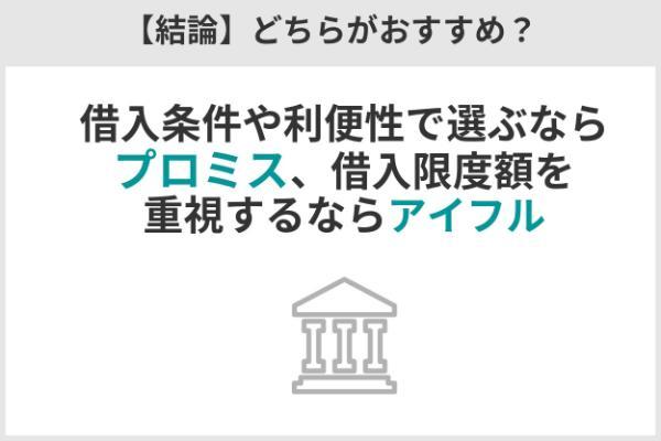 10.プロミスとアイフルはどっちが良い？