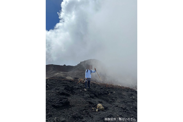 富士山の頂上