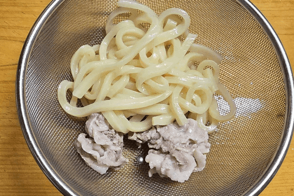濃厚油そば風豚うどん・ザル