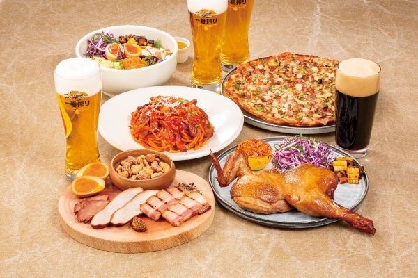 「キリン横浜ビアホール」オープン！こだわりの料理とビールとの絶妙なペアリングを楽しめる～4月11日（火）の開店に伴い、本日11時より予約受付開始～
