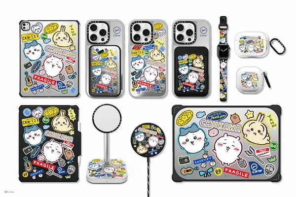 ちいかわ×CASETiFY「旅行」テーマのコラボ　原宿でポップアップストアも開催