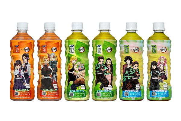 「綾鷹」で「鬼滅の刃」デザインボトル数量限定販売　二次元コードを読み取ると聞ける「綾鷹コソコソ噂話」も用意