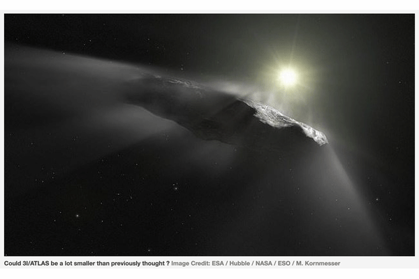 恒星間天体「3I/ATLAS」は自ら“発光”している?―ハーバード大教授が提唱する「原子力宇宙船」説の画像2