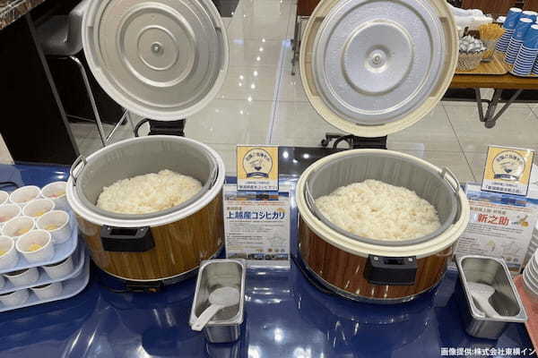 東横インの朝食メニュー、その内容に目を疑う…　「白米の食べ比べ」羨む声続出