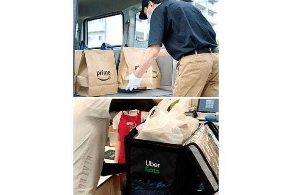 東海エリア食品スーパー 進化するラストワンマイル ウーバー、アマゾンの配送範囲が拡大