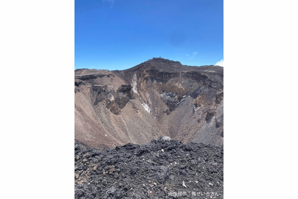 富士山の頂上