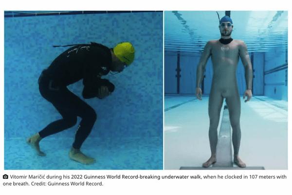 水中で息を止めて“29分”、イルカの2倍以上！人間の限界を超えた驚異の世界新記録の画像2