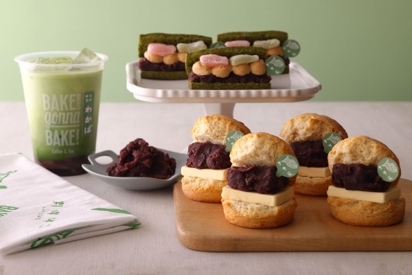 【BAKERS gonna BAKE】行列ができる名店「たいやき わかば」とコラボレーション!抹茶スコーンのあんみつ風サンドなど