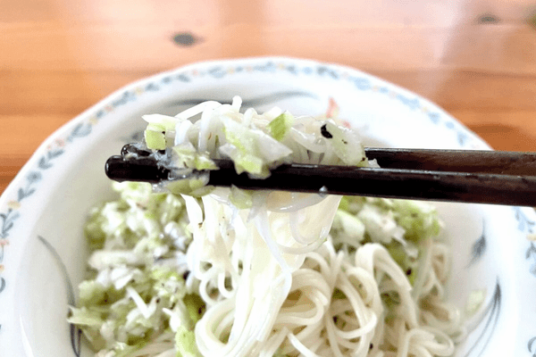 ネギ塩そうめん