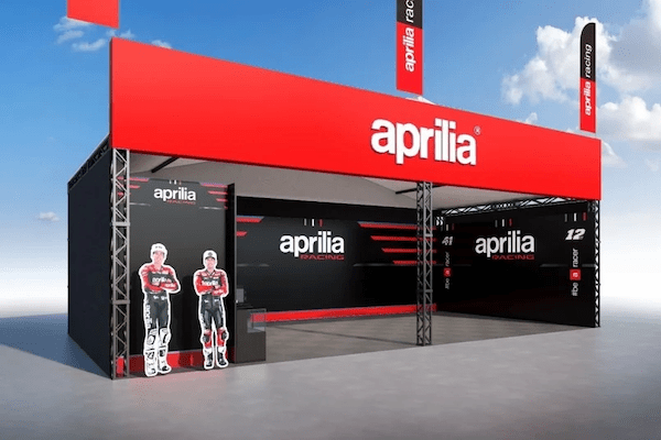 アプリリアがMotoGP™日本グランプリで最新モデルの展示＆純正商品販売