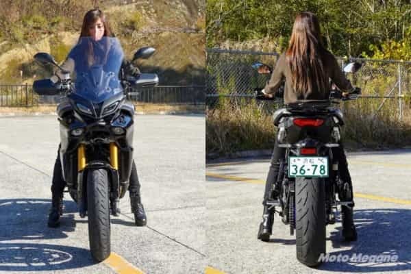 大きいけれど意外に優しい⁉︎　YAMAHA TRACER9 GTにバイク女子が試乗！