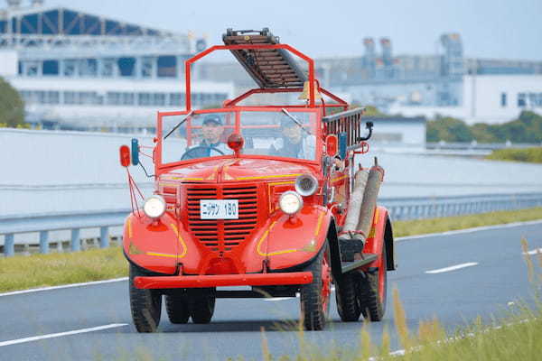 日産　戦時中に活躍した「180型消防ポンプ自動車」を再生