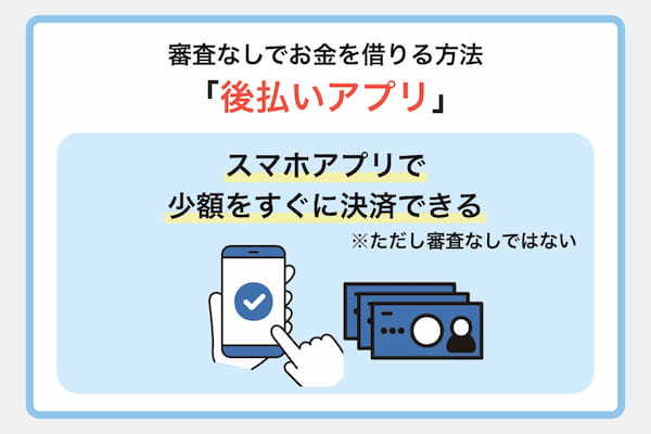 アプリで少額のお金を借りる・後払いする方法