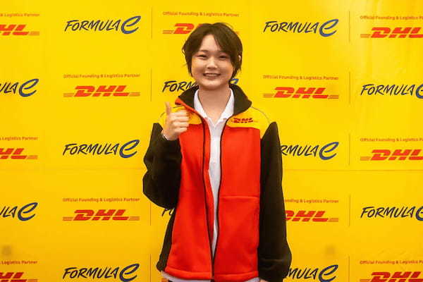 Juju(野田樹潤)選手がDHLのフォーミュラEアンバサダーに就任。日本初開催のフォーミュラEを盛り上げる