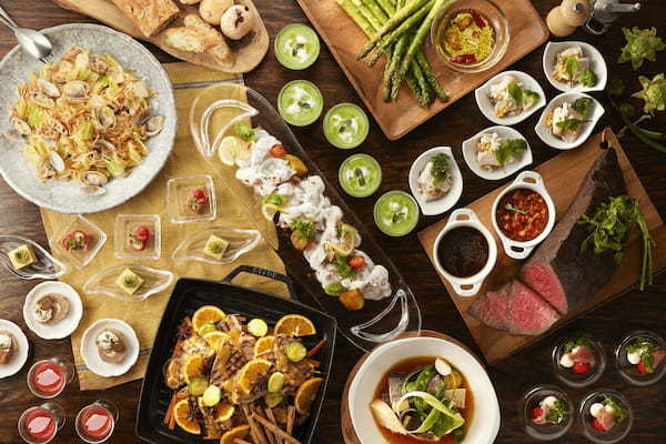 【グランドニッコー東京 台場】GARDEN DINING「国産牛ローストビーフと春の恵みフェア」提供期間:2023年3月3日(金)~4月23日(日)