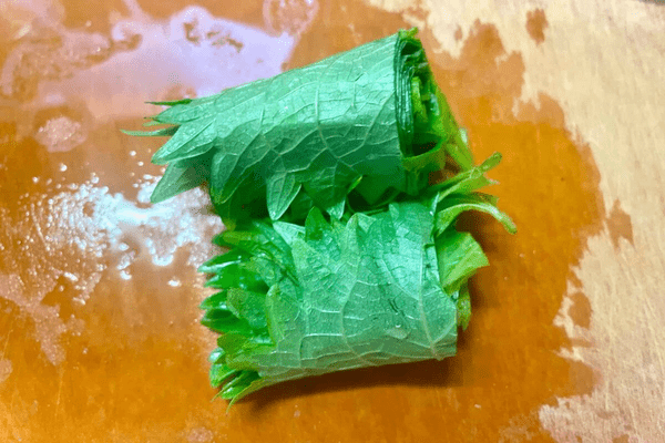 大葉ちくわ和え