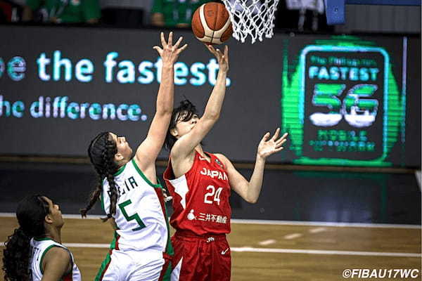 【FIBAU17WWC】女子日本代表は初戦メキシコを77-40と圧倒して勝利/#39佐々木杏花14得点(3P4本)9リバウンド