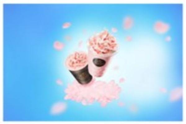 ホワイトチョコレートベースのチョコレートドリンクに桜あん！「ショコリキサー さくら満開」「ホットショコリキサー さくら満開」