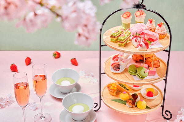 【埼玉】“日本一”の桜回廊近くで楽しむ“お花見ランチ”『桜といちごのモンブランパフェ付ランチコース』を限定販売！大宮璃宮 カフェ＆レストラン 四季庭