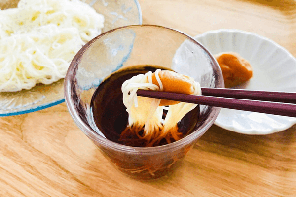 梅干しそうめん