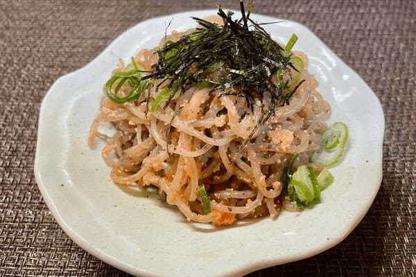 おいしいのに低カロリーで罪悪感ゼロ！　てぬキッチンの「ごま油明太糸こん」は簡単すぎて感激…