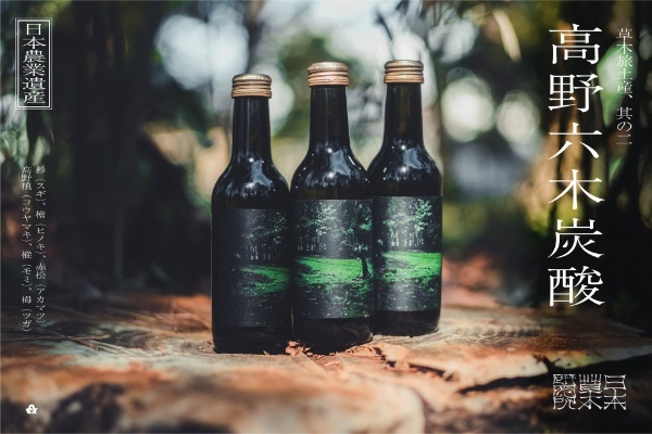 ＜日本初＞世界遺産「高野山」の伝説の６つの木「高野六木」を飲むソーダ。飲む森林浴で森を食用化。