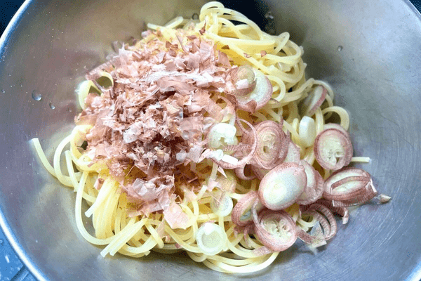 冷製薬味パスタ