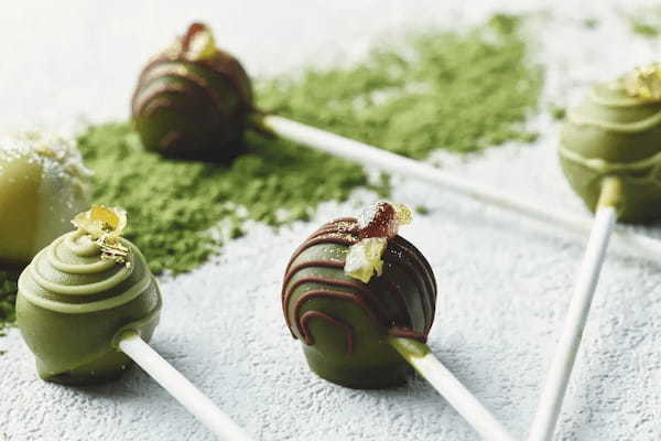 【テイクアウト】新緑の季節を和スイートで満喫 抹茶ロリポップチョコレート