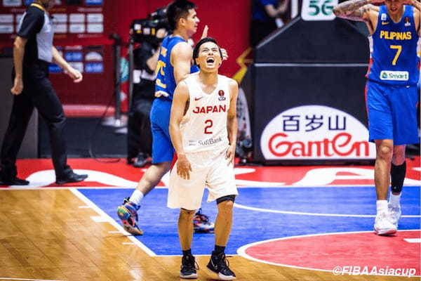 【FIBAアジアカップ2022】日本がフィリピンに勝利して準々決勝進出決定/21日19:30決戦日本vsオーストラリア