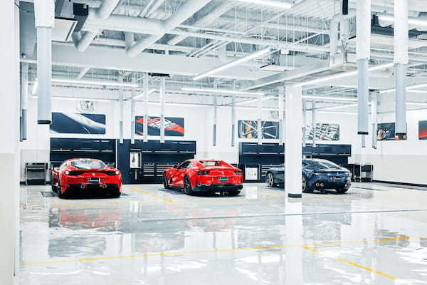 国内最大規模のフェラーリ複合施設「Nicole Competizione プレオウンドショールーム&サービスセンター」が横浜・都築区にオープン