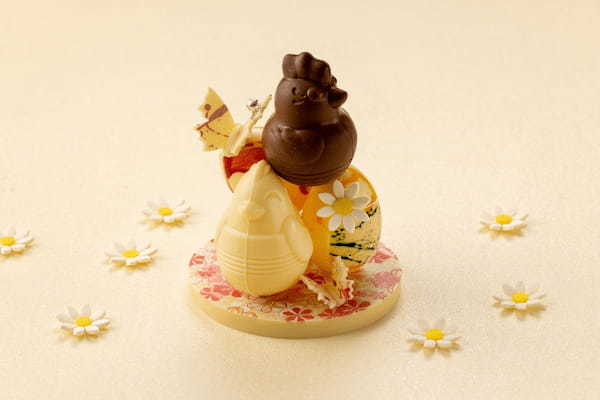 ホテルオリジナルチョコレートも味わえる卵ケースに詰めた卵型チョコが登場！　手土産にもおすすめ！「イースター スイーツ」コレクション