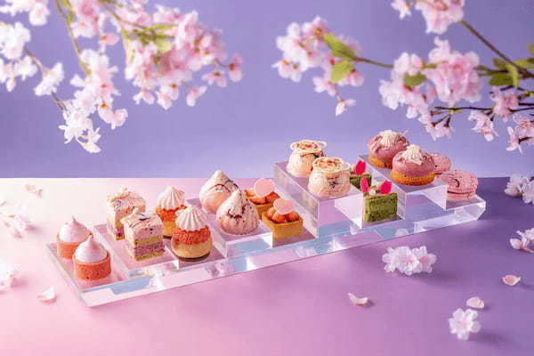 ハッピー #Ohanami タイムで春を感じて!晴れの日も雨の日も、あなただけのお花見を。すべてに桜を纏った桜スイーツパーティ キンプトン #Ohanami桜アフタヌーンティー