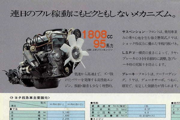 乗らずに済んだ人生ならラッキー、いや逆か!?初代ハイエースがベースの「トヨタ救急車」【魅惑の自動車カタログ・レミニセンス】第15回