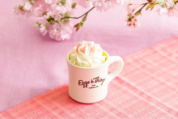 Eggs ’n Thingsから初となるお花見シーズン限定の桜メニューが登場！「桜パンケーキ」「あんバタークレープ」3月23日（木）～4月17日（月）まで販売
