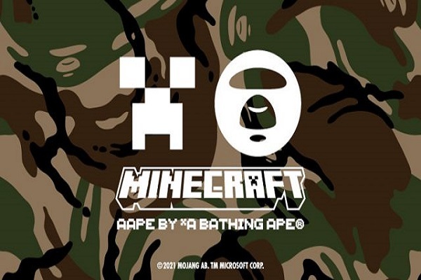 スウェットやTシャツも。AAPE BY A BATHING APE×MINECRAFTのコラボアイテム