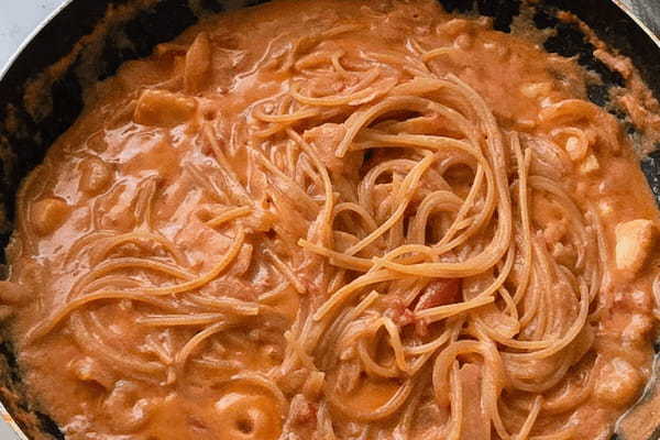 トマトクリームパスタが「濃厚なのにさっぱり」 罪悪感なしの神レシピだった